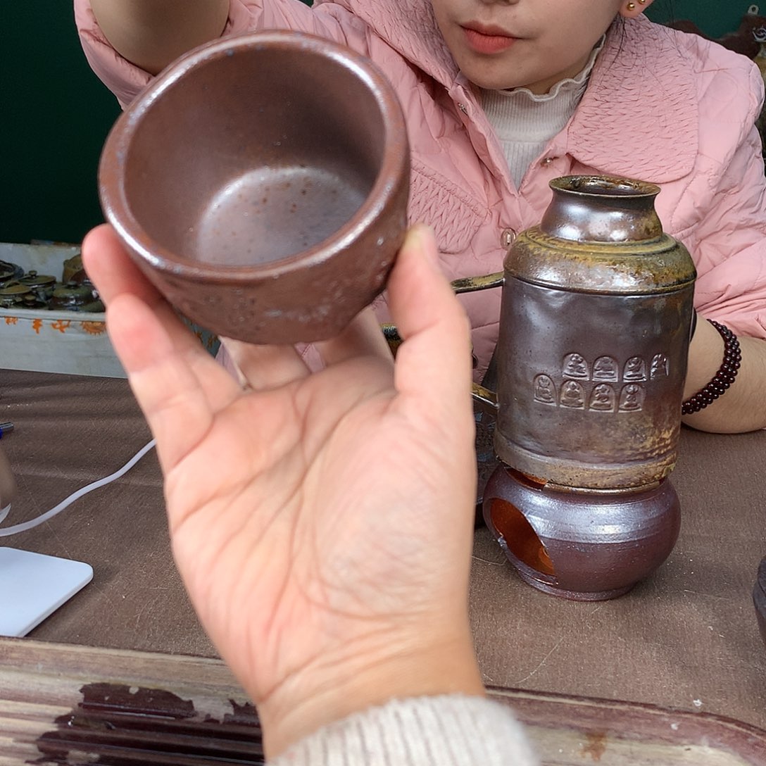 紫砂柴烧纯自然柴烧