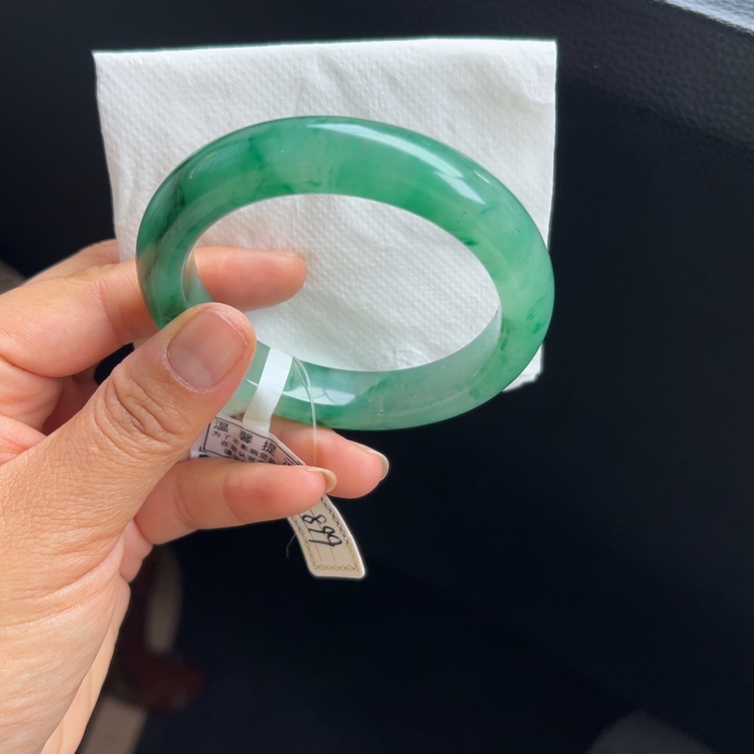 石英质玉未镶嵌手镯非洲翠5657