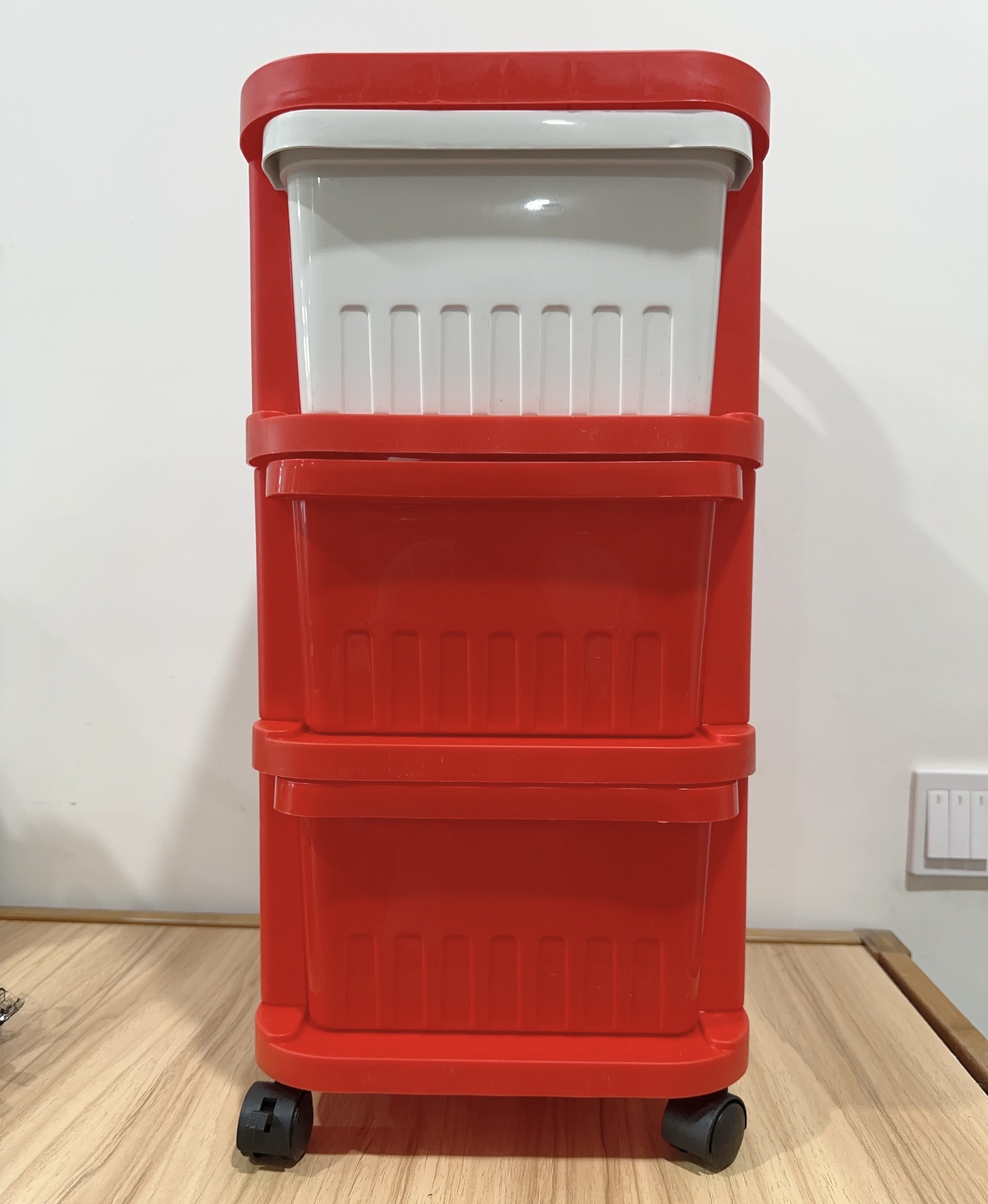 透明收纳柜北欧风纯色收纳卧室抽屉式储物盒可移动