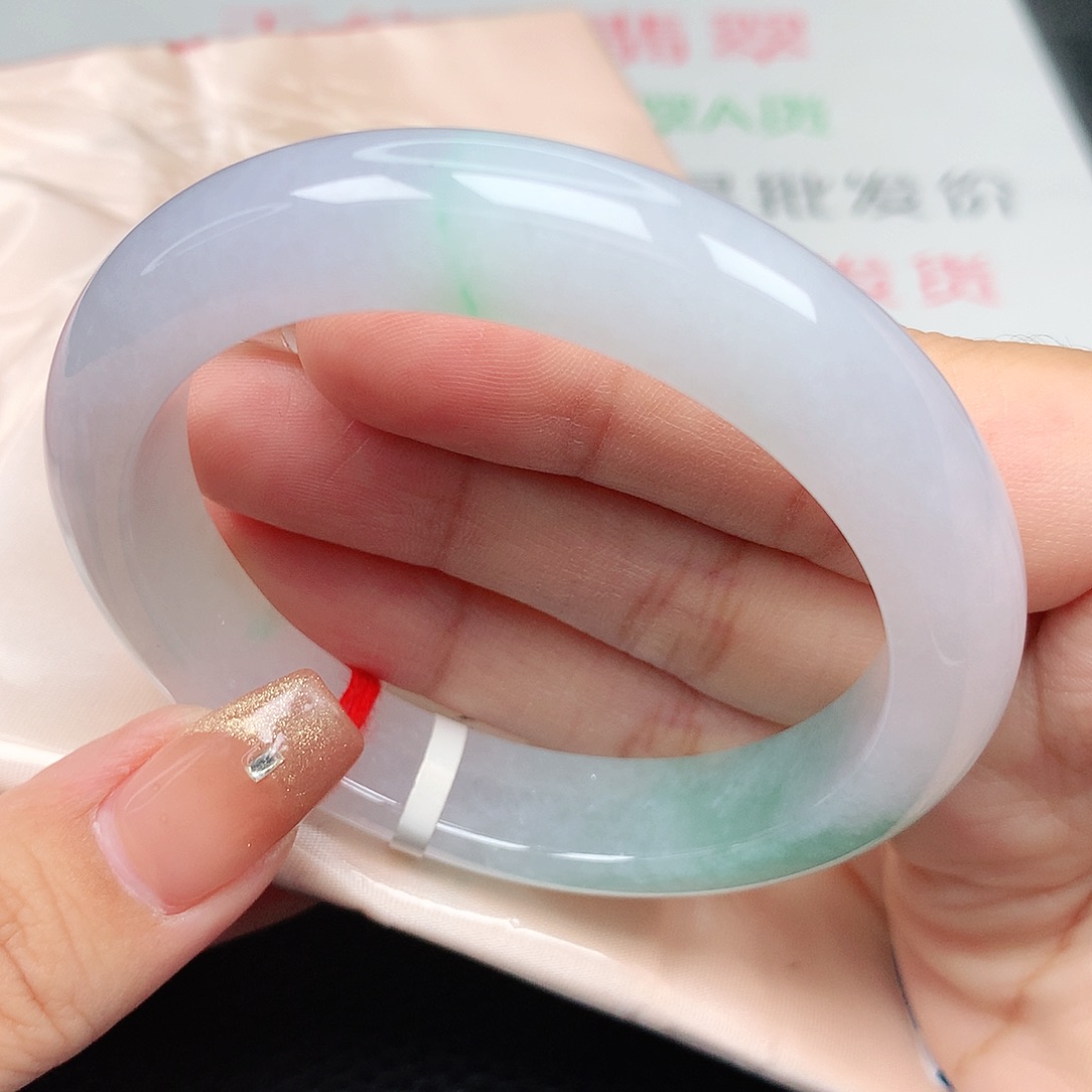 未镶嵌手镯翡翠57正圈