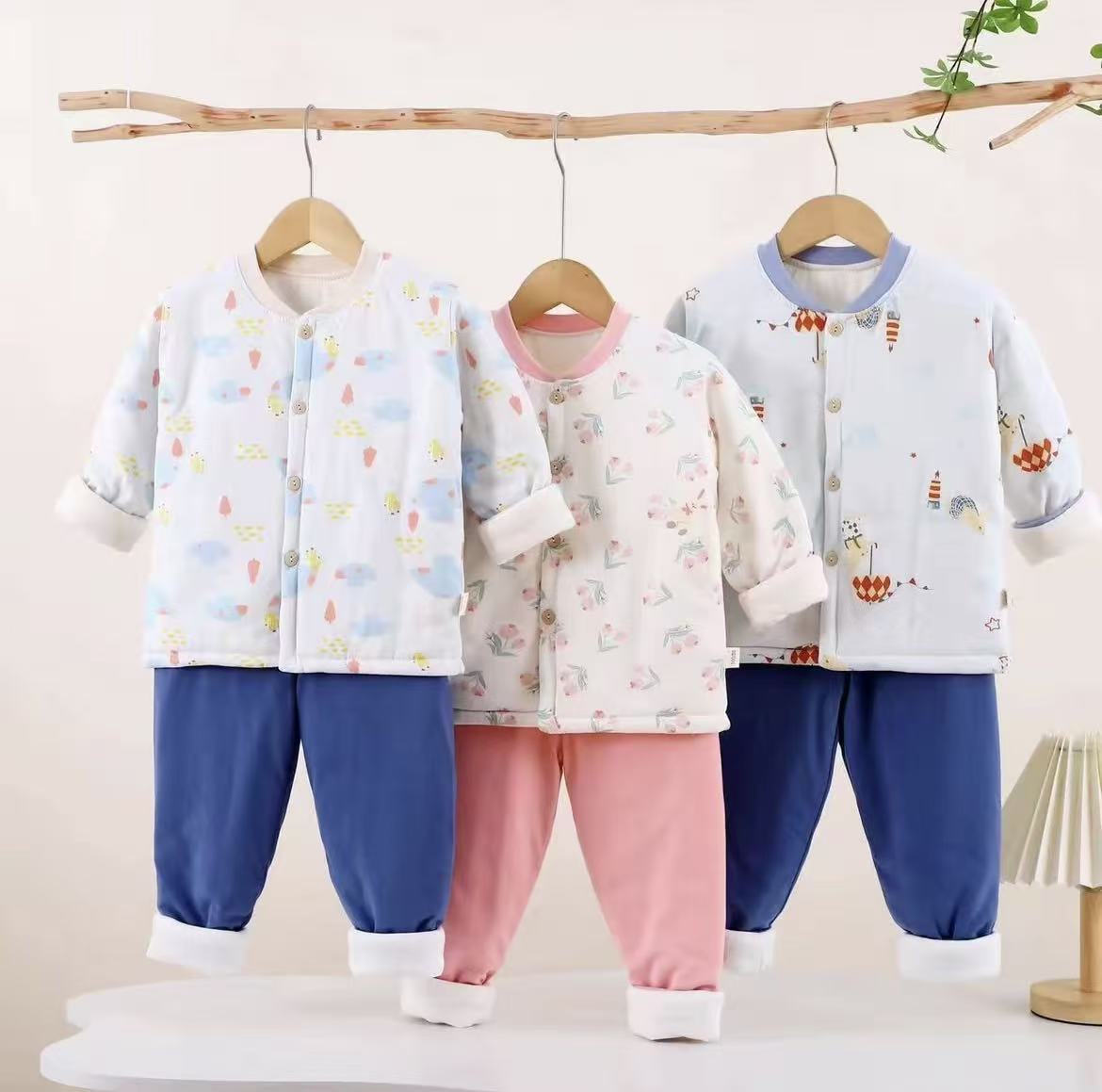 棉花衣加厚冬季棉袄棉裤