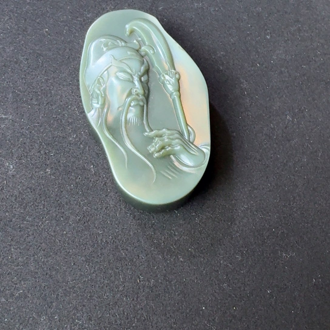 和田玉挂件未镶嵌晨*