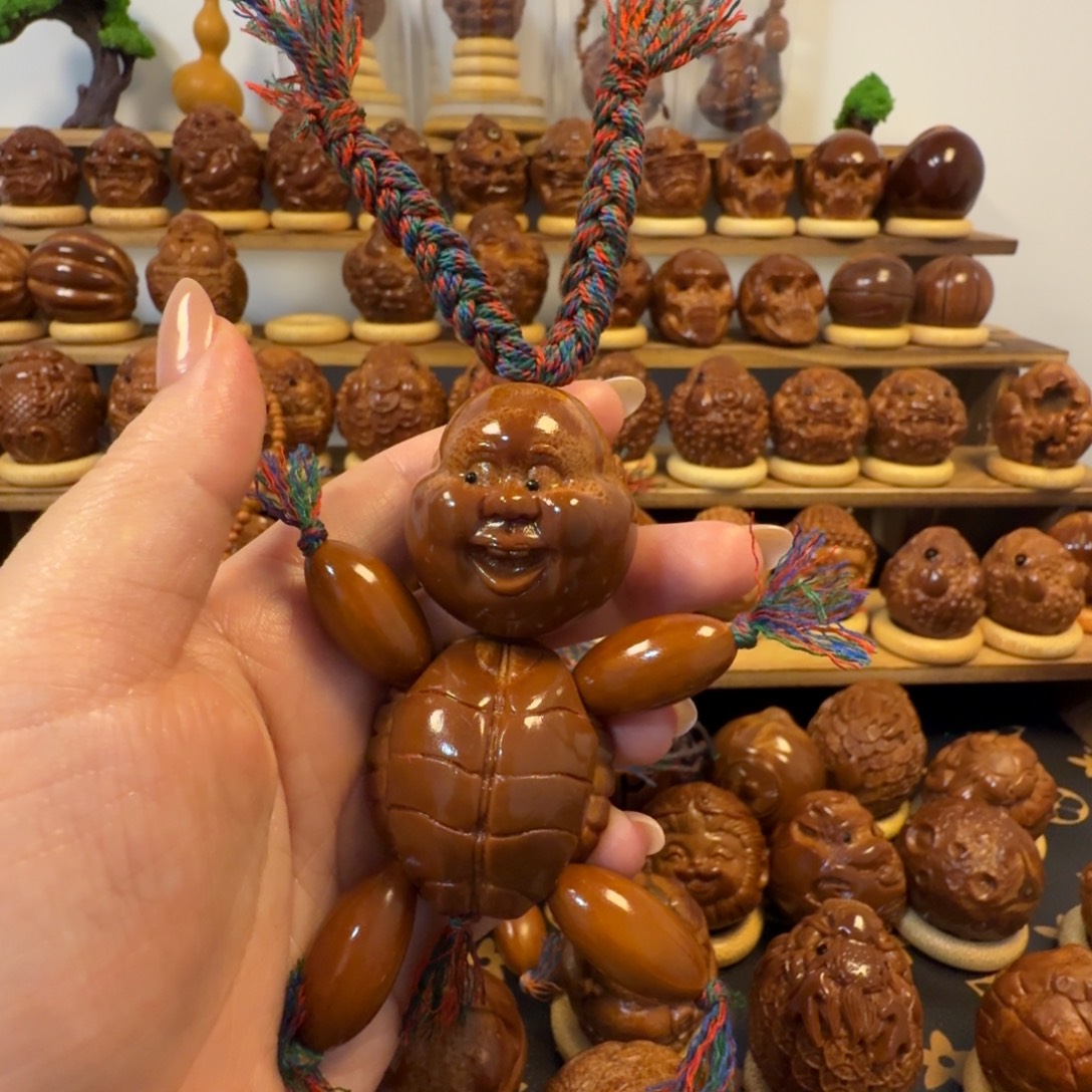 宿***年橄榄核手串/手链龟仙人