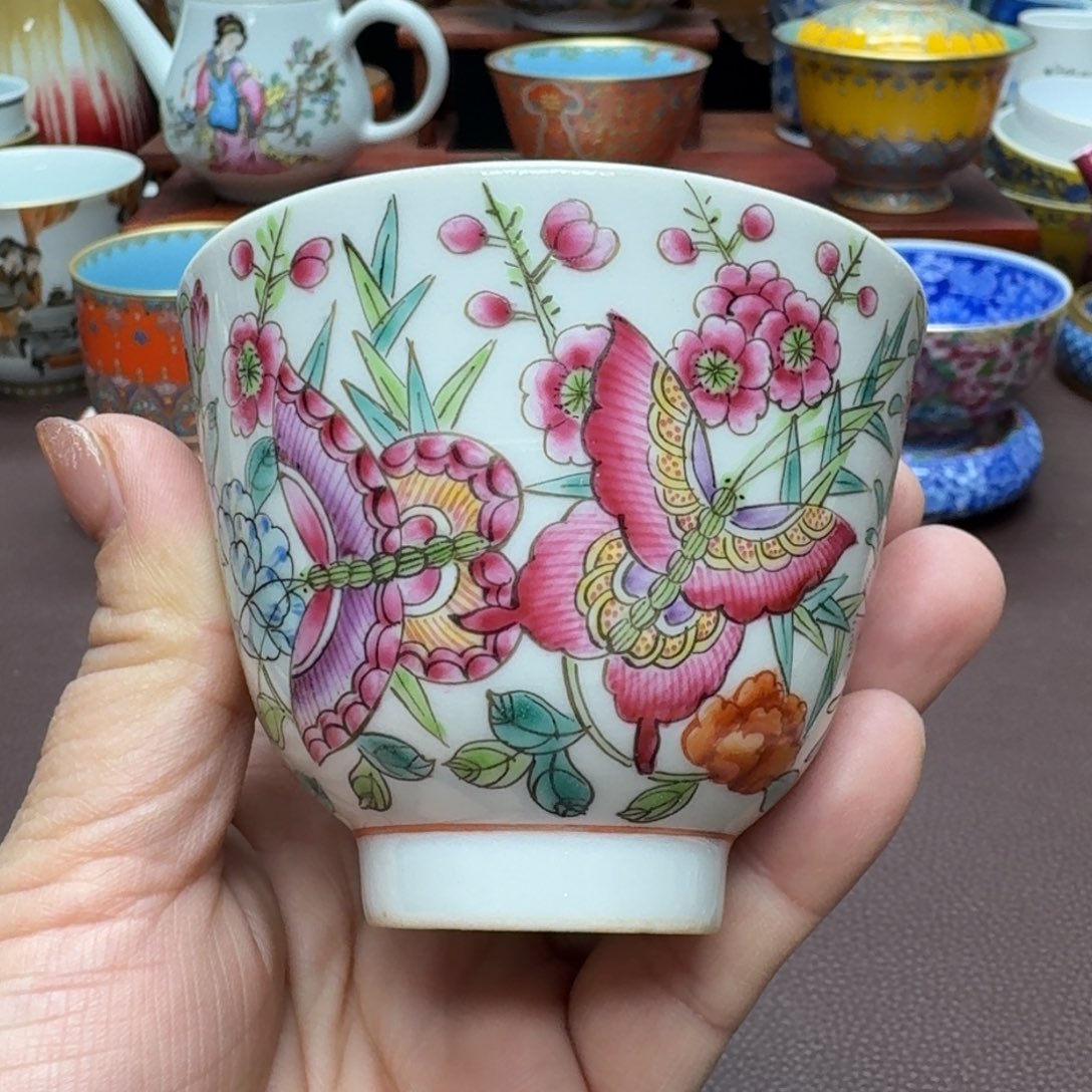 瓷片景德镇仿古手工制作精品展示