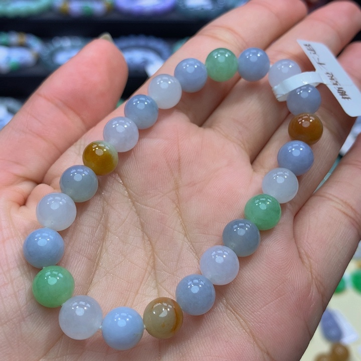 翡翠手链未镶嵌翡翠