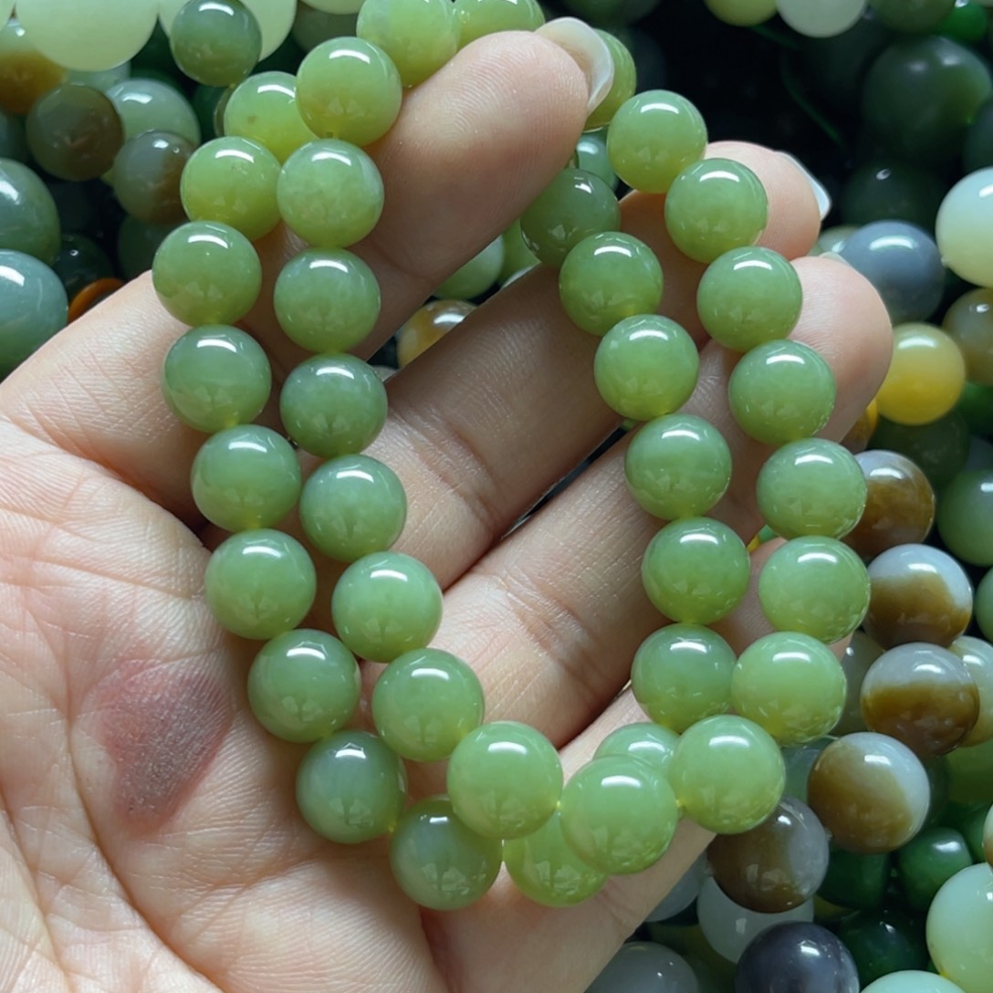 和田玉手链未镶嵌