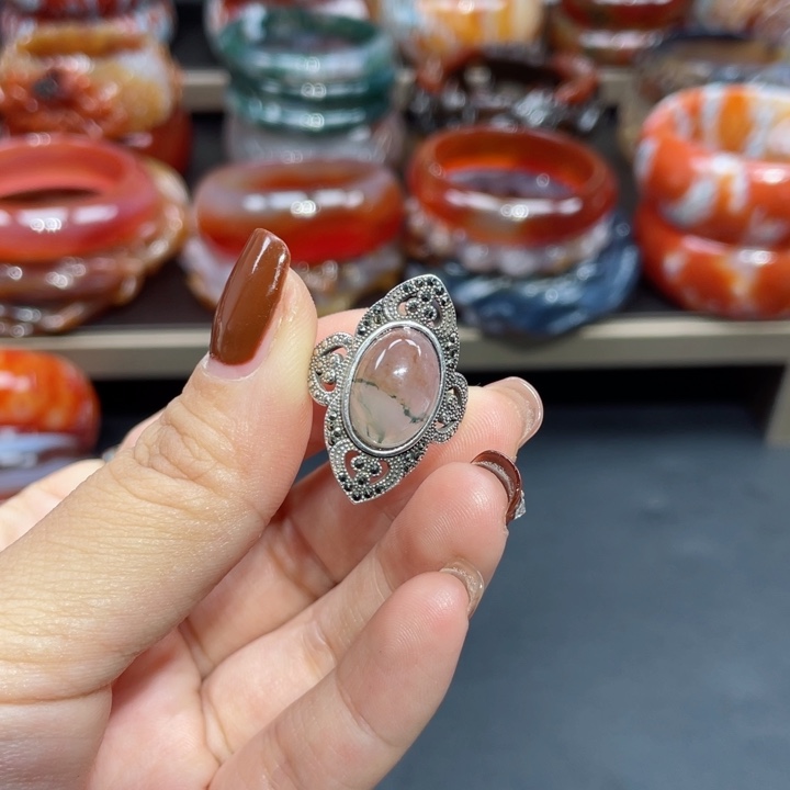 【闪购商品】未镶嵌戒指玛瑙/玉髓