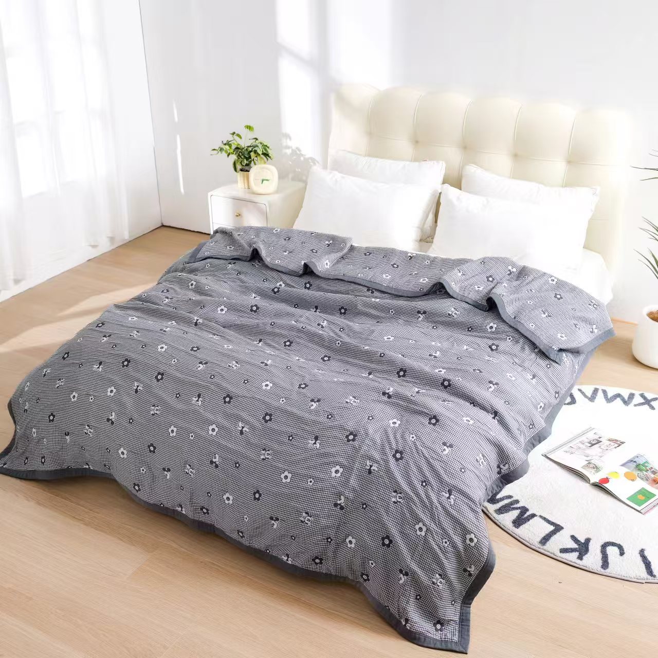 超柔软舒适加厚全棉夏凉被（米小鼠2*2.3米）