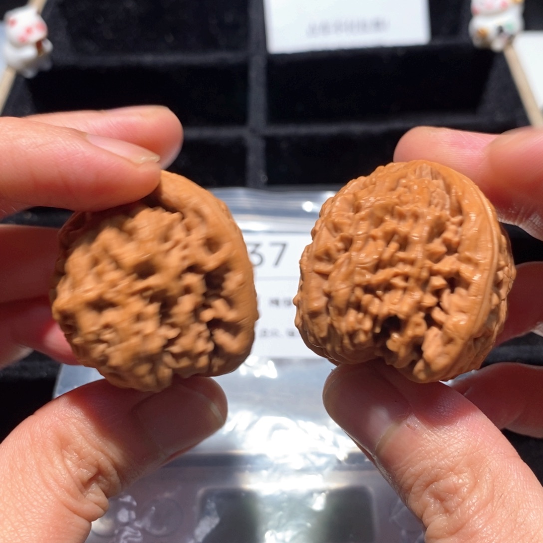 文玩核桃把件b0137虎头王瑕疵体验款