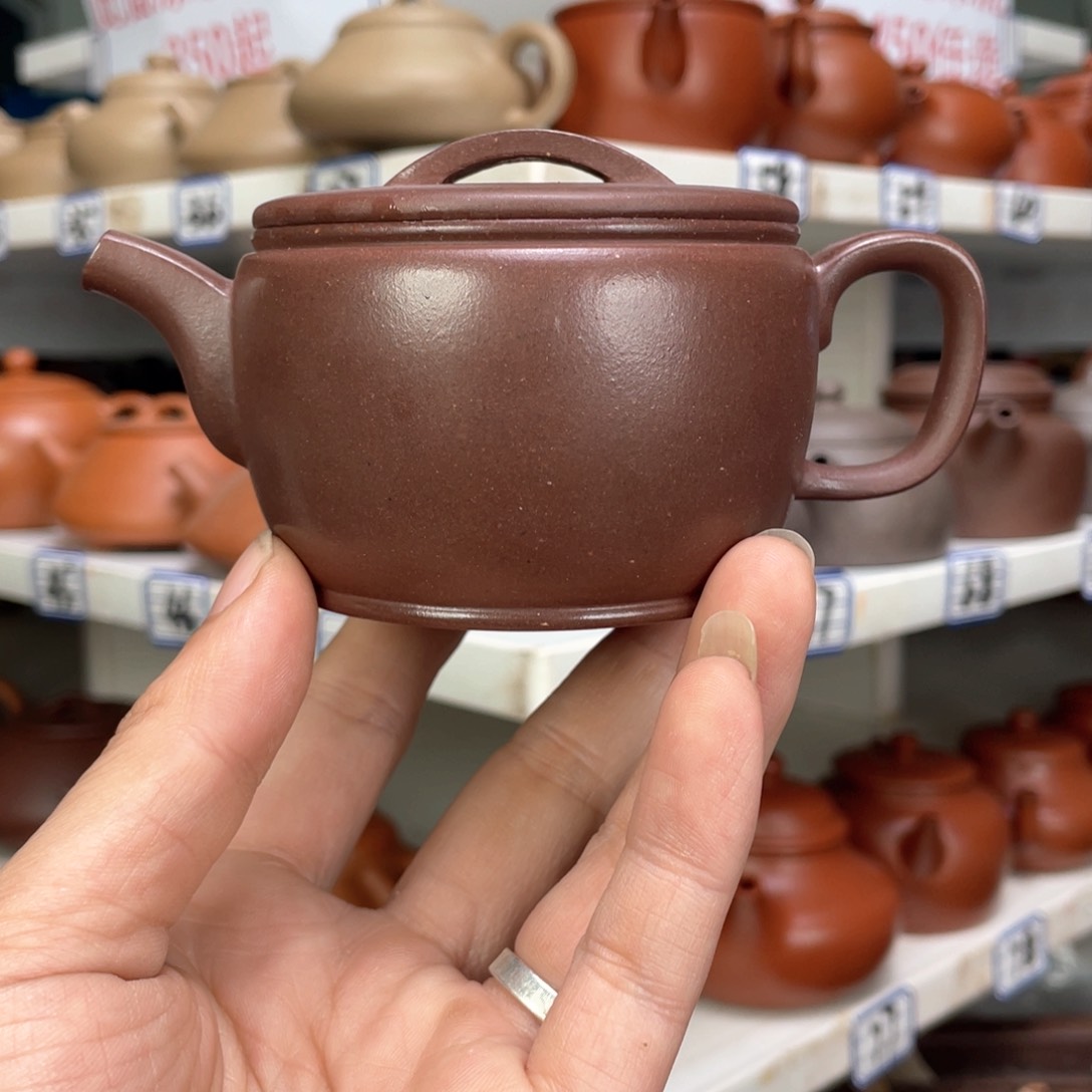 紫砂茶壶天青全手工170毫升