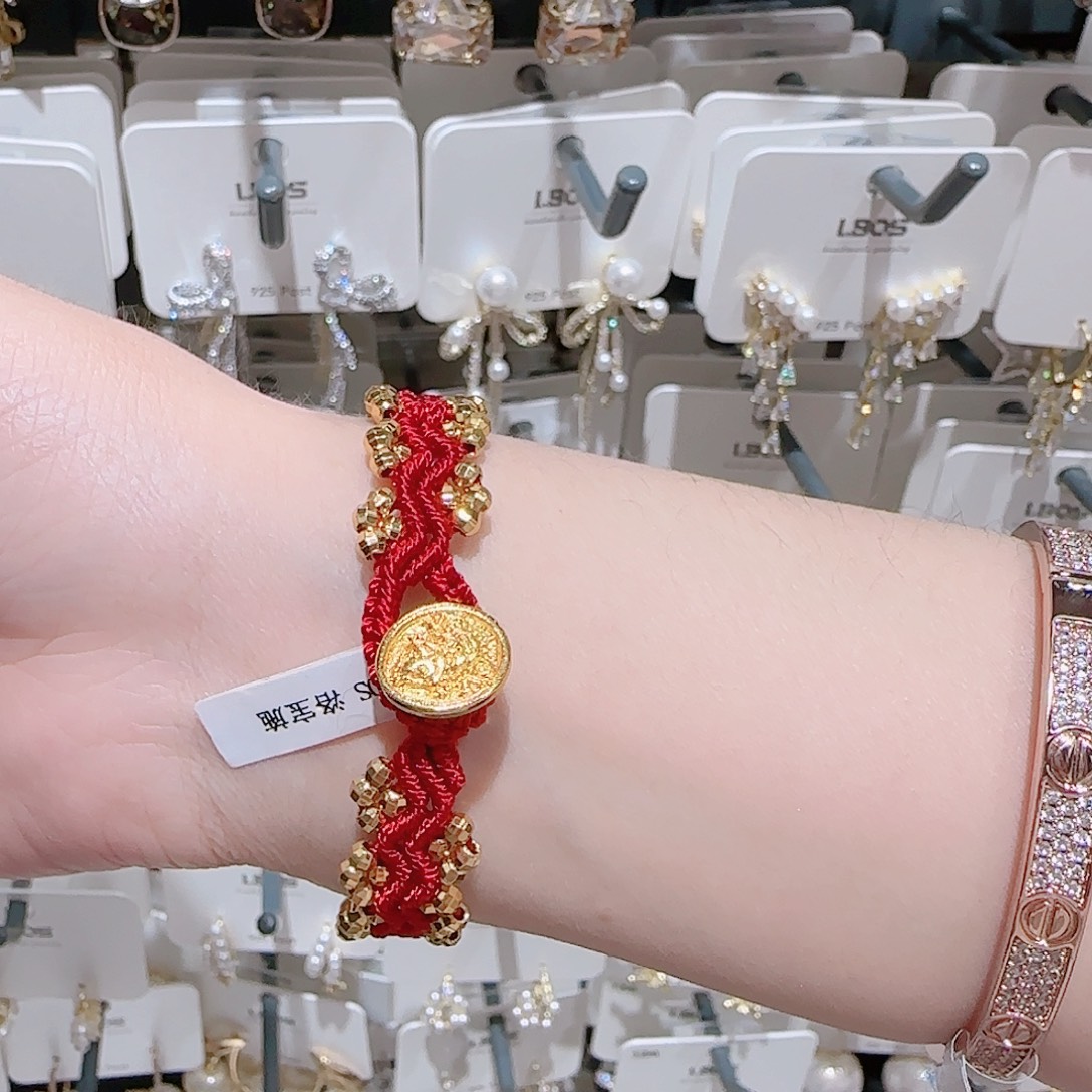 锆石铜合金925银手链