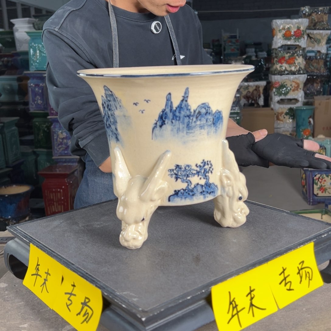 一风堂石湾花盆。