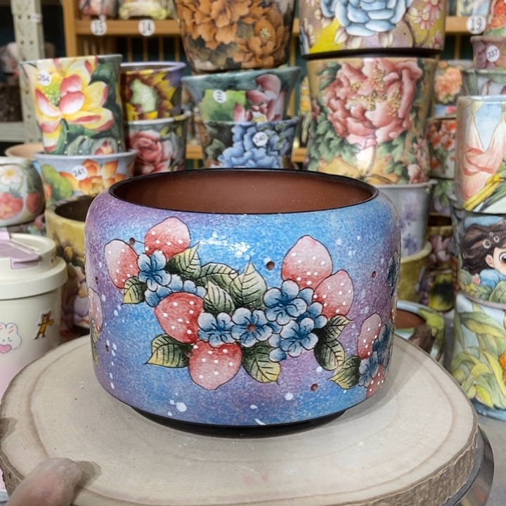 红陶景德镇艺术手绘作品