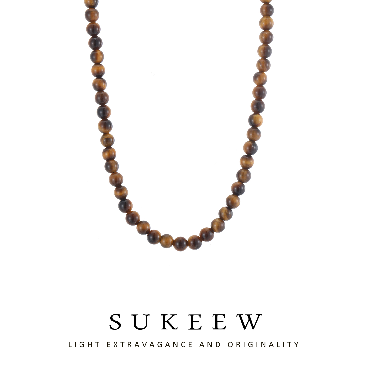 SUKEEW/酥可 镀k金 轻奢美拉德珠珠满串轻奢项链227107