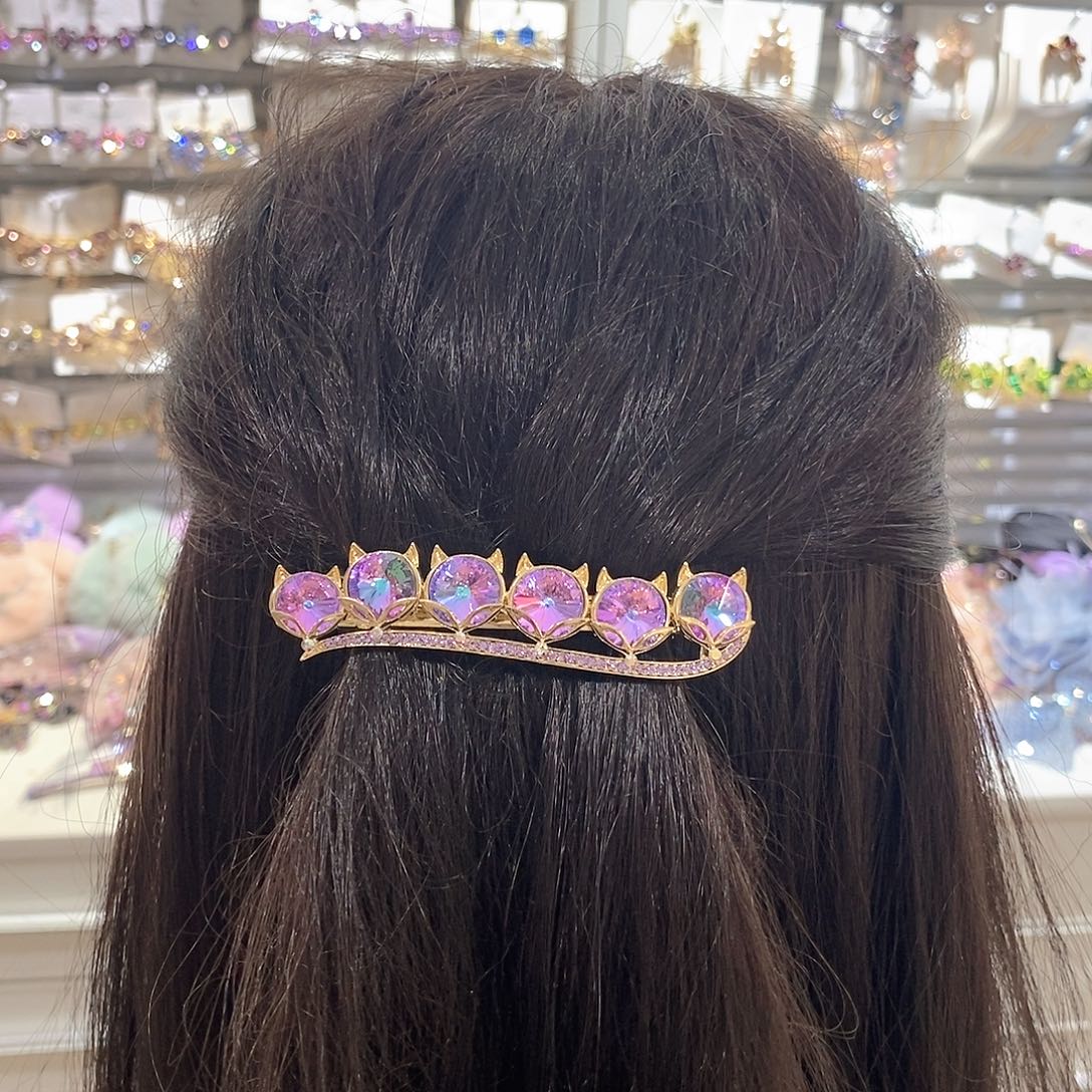 仿水晶合金弹簧夹