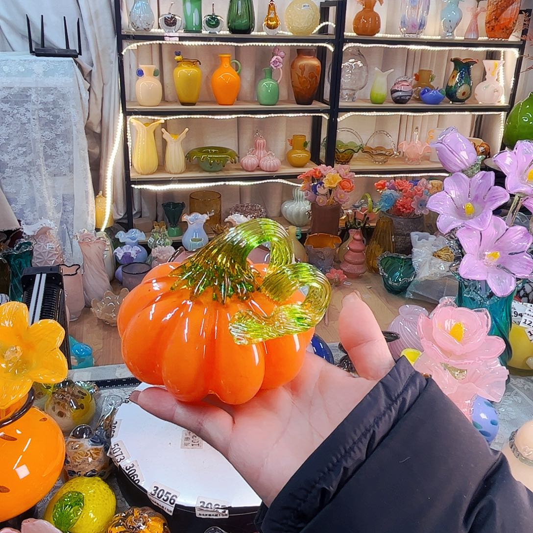 南瓜家悦美居琉璃摆件