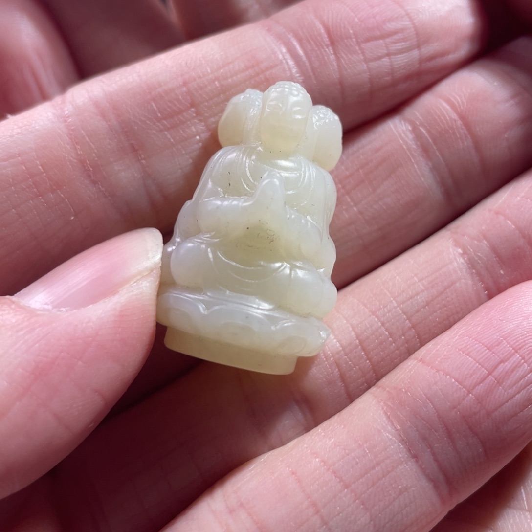 和田玉无未镶嵌啊*