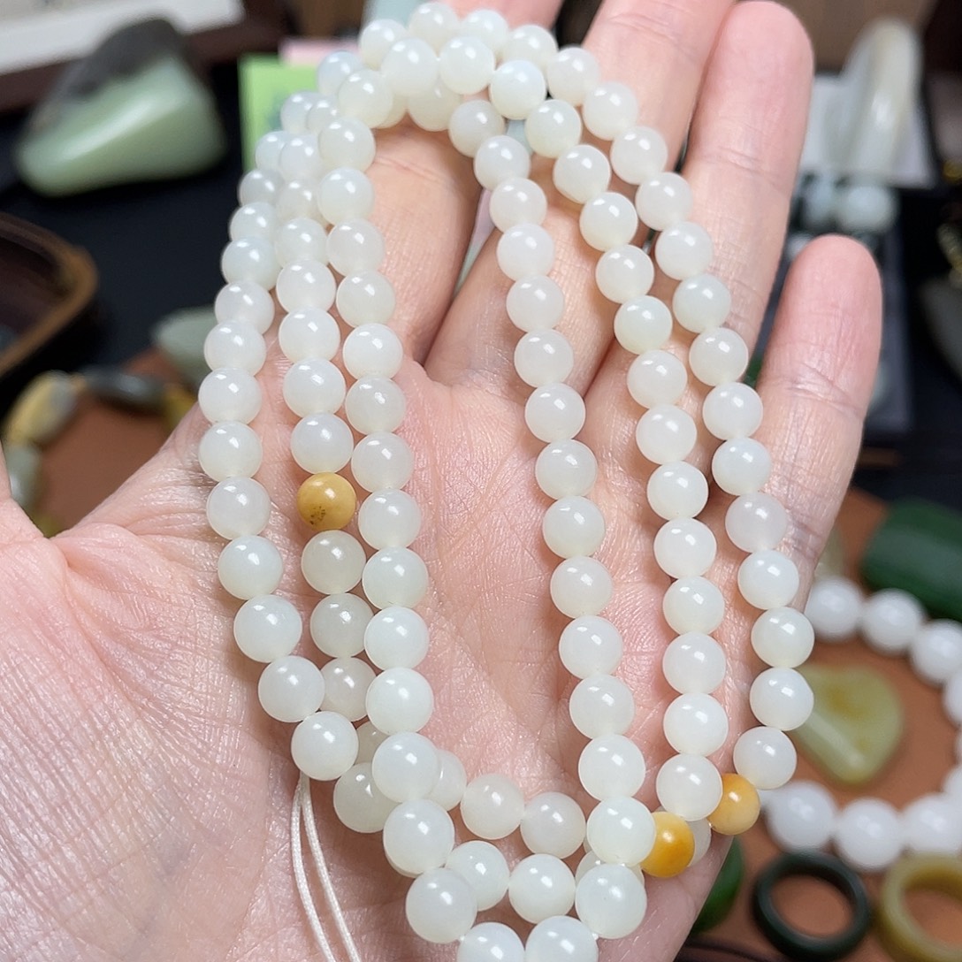 和田玉未镶嵌戒指