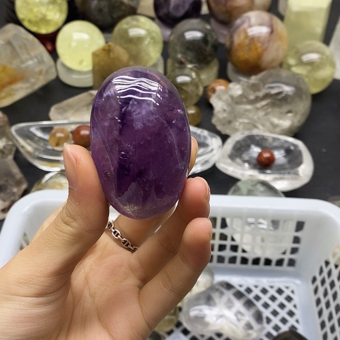 未镶嵌水晶珠宝半成品158水晶石