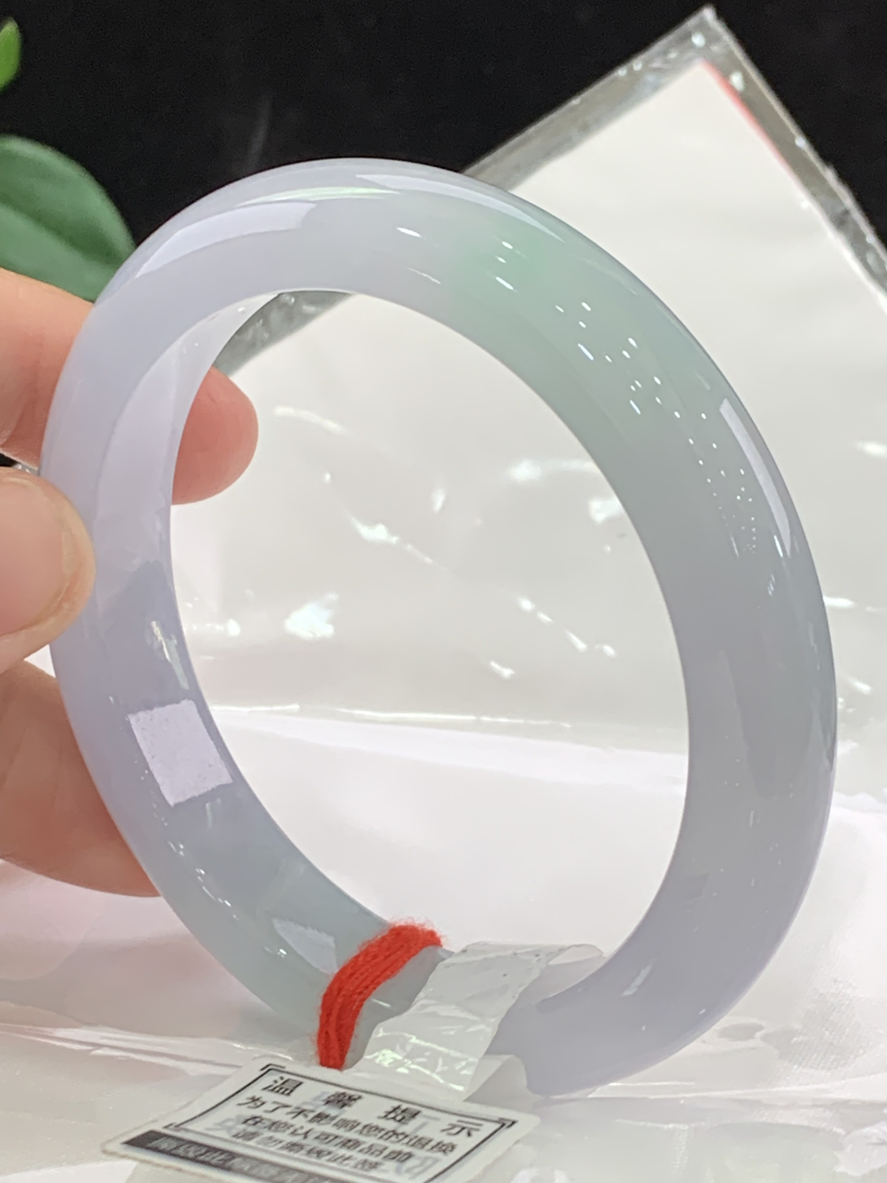 天然缅甸翡翠A货手镯56/57正圈0320