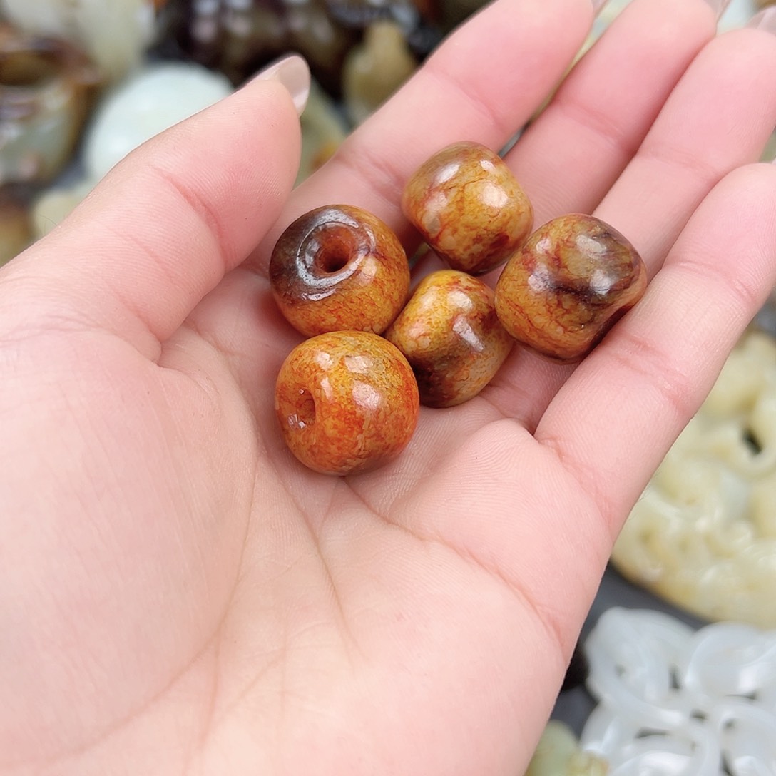 和田玉（糖玉）颈饰未镶嵌桂**水