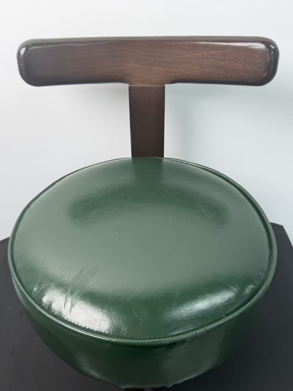 时尚凳凳子皮质置物架创意简约桌椅绿色胡桃清洁