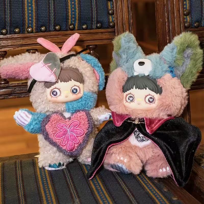 【拆盒】MayMei霉霉双生秘境系列毛绒潮流玩具盲盒手办