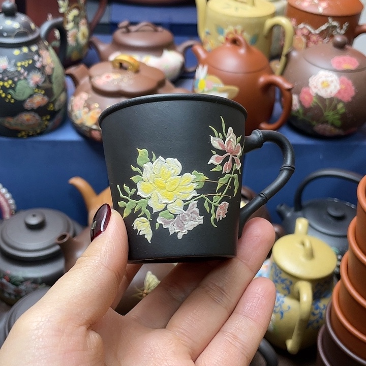 紫砂茶杯紫砂主人杯100cc