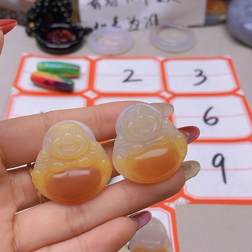 【闪购商品】未镶嵌玛瑙/玉髓珠宝半成品萍**逢