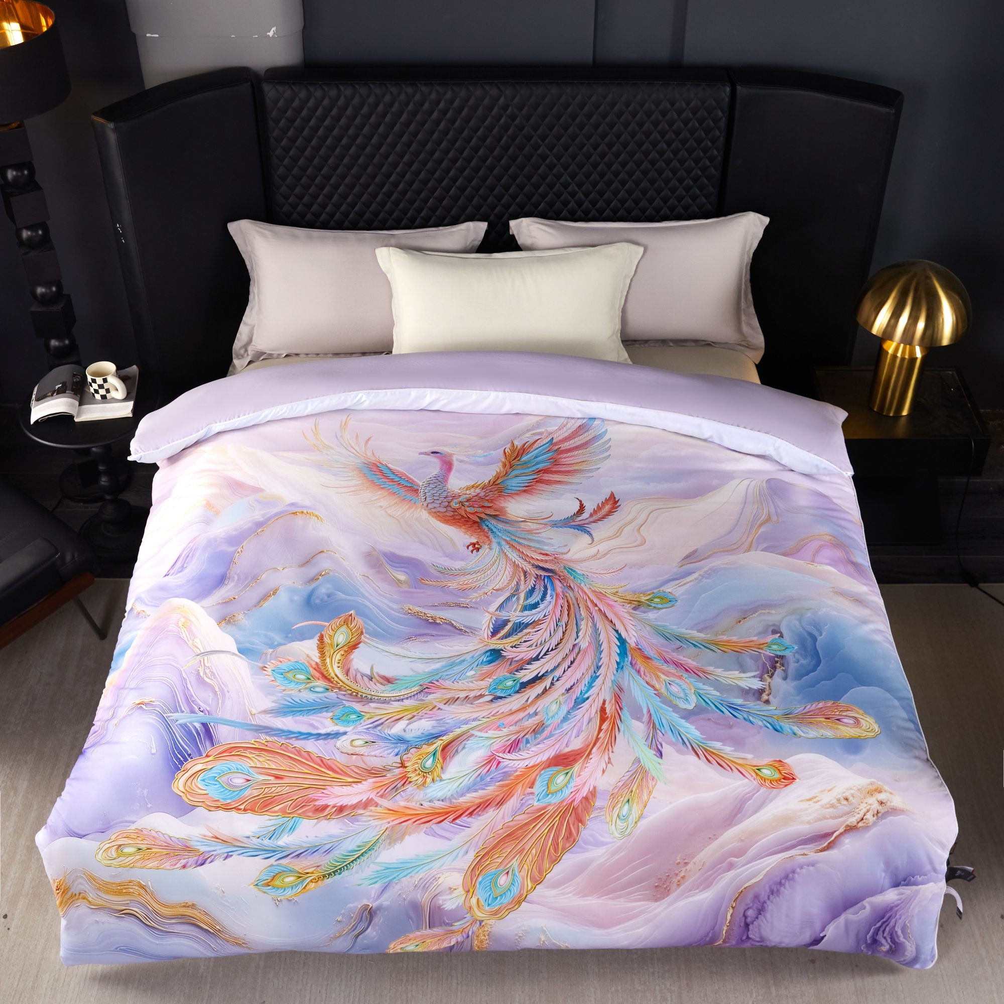 A新款10D臻彩凤凰～藏红花被W