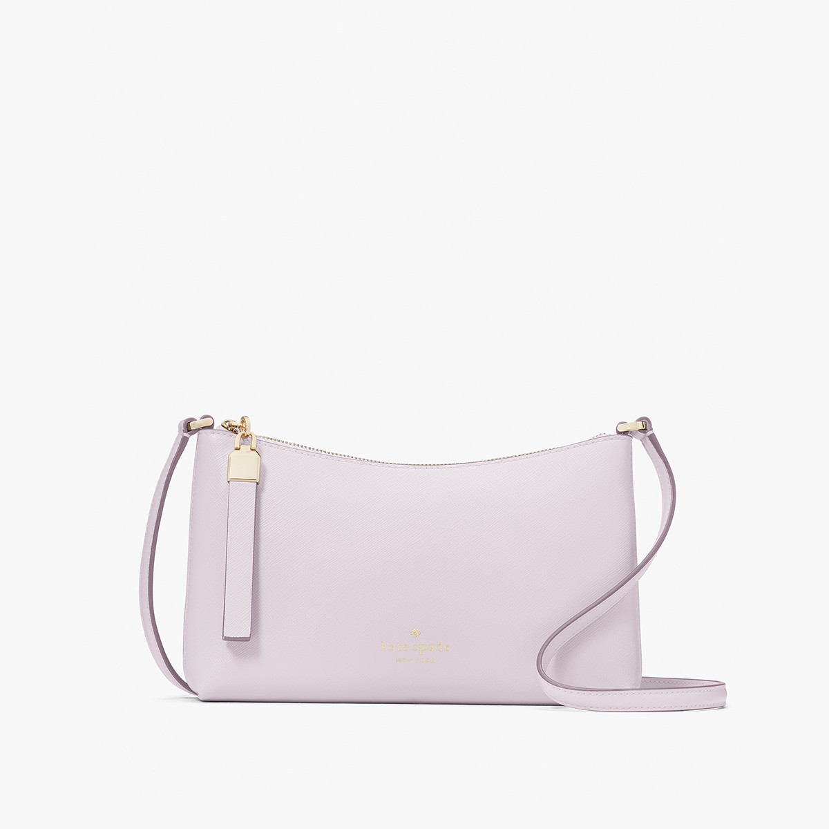 kate spade｜国庆礼物品牌自营SADIE简约小号纯色拉链单肩包Hobo