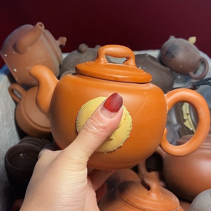 全手工制作宜兴紫砂茶壶