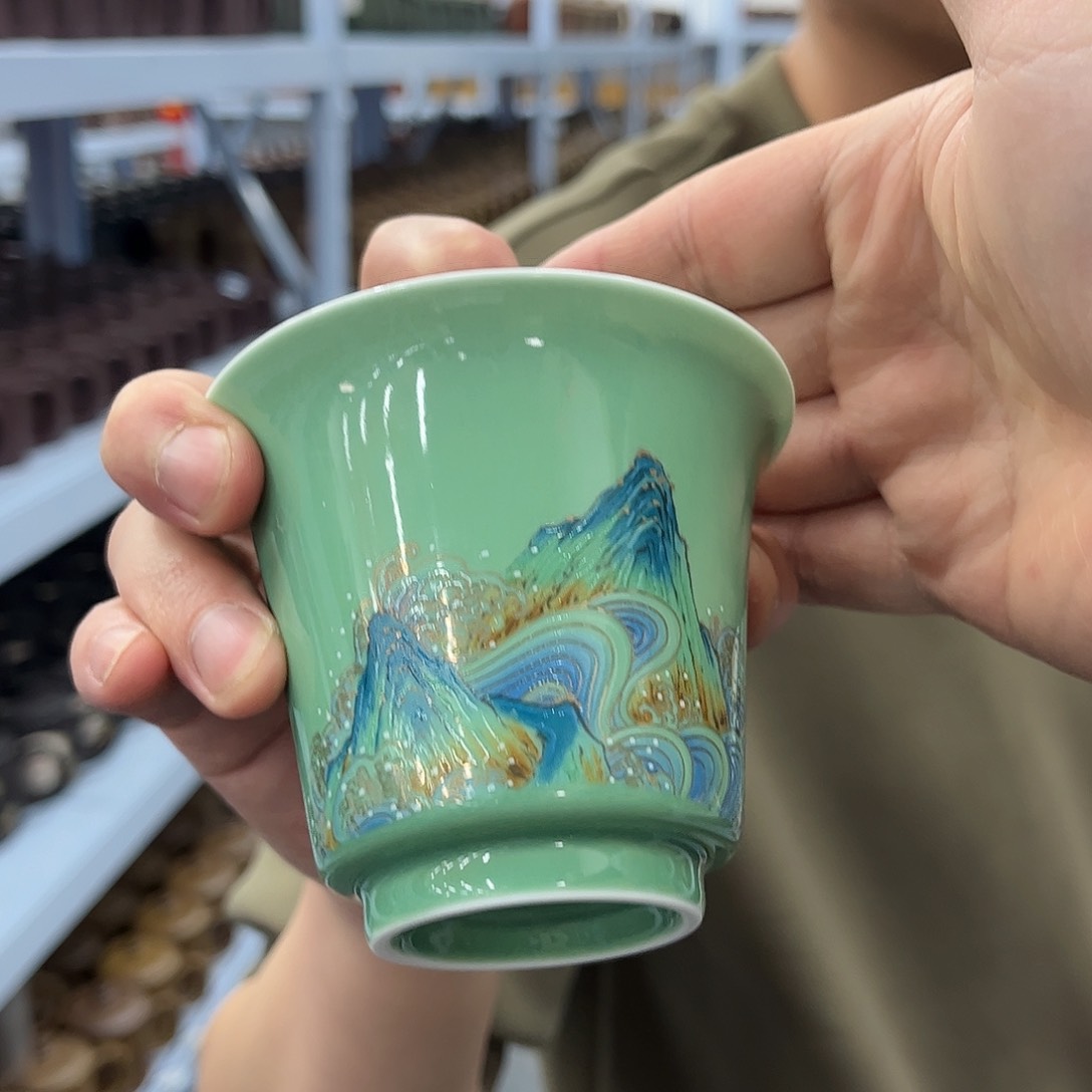 紫砂茶杯原矿紫砂