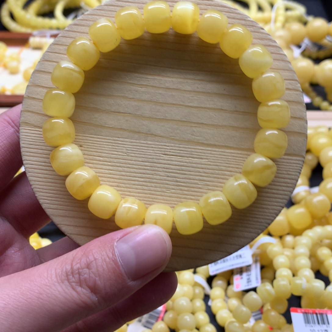 蜜蜡手链未镶嵌蜜蜡