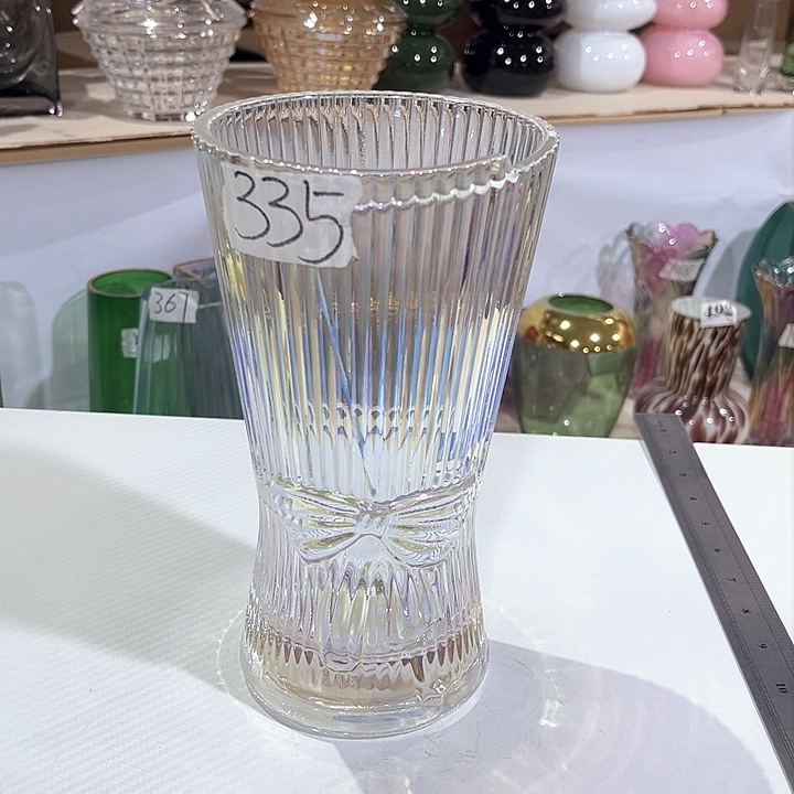 玻璃335高22口12玻璃花瓶嘎嘎好看