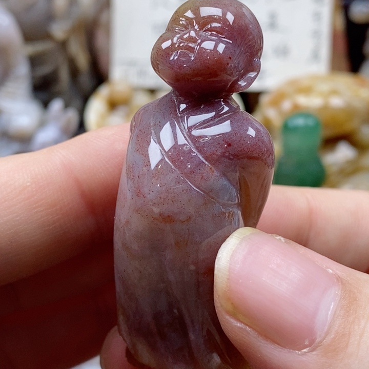 石英质玉颈饰未镶嵌