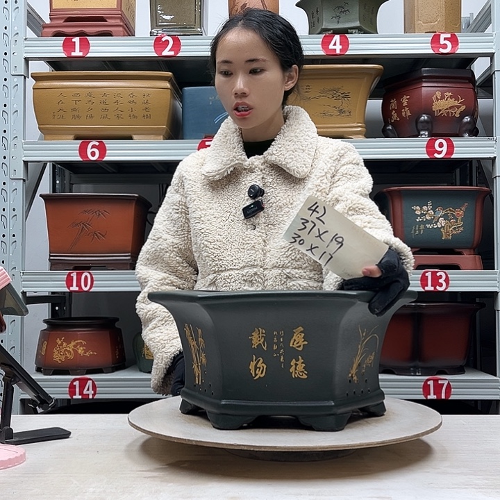 花盆紫砂紫砂花盆