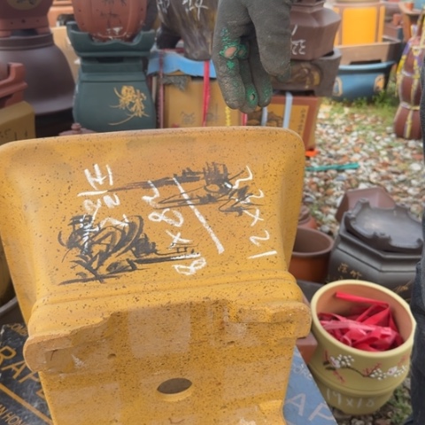 红陶紫砂花盆花盆盆景盆栽瑕疵