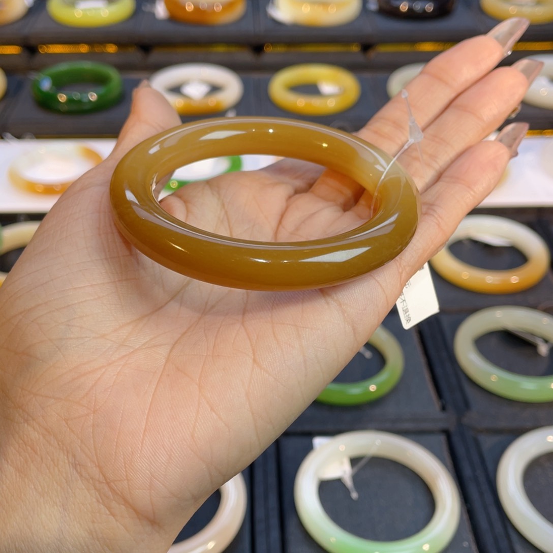 和田玉手镯未镶嵌L**❦