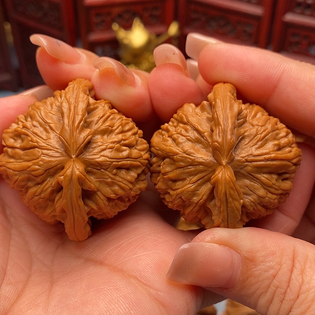 把件文玩核桃44全品毕业白狮子