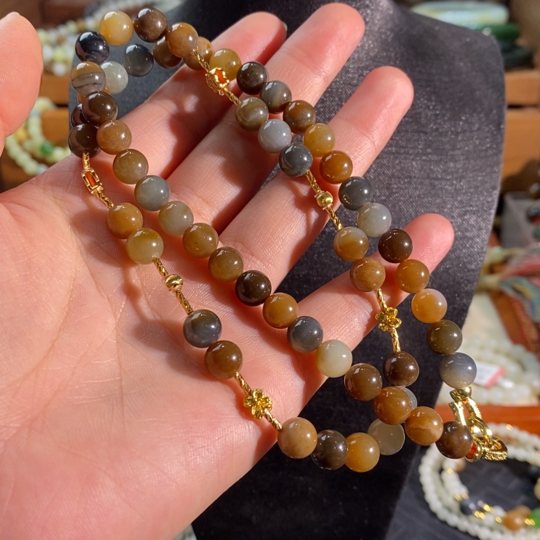 和田玉未镶嵌手链