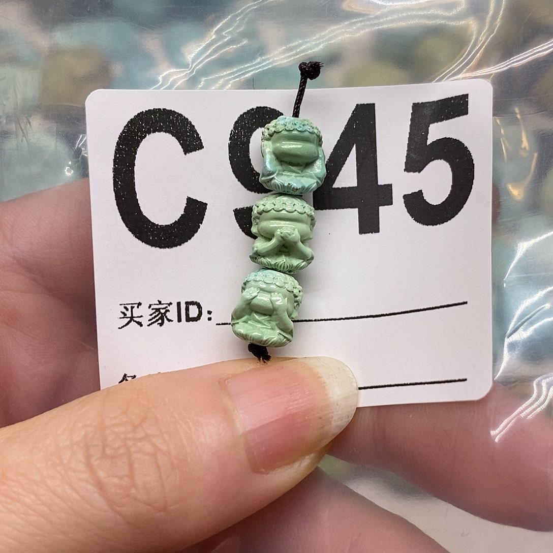 未镶嵌绿松石绿松石配饰定制M*C