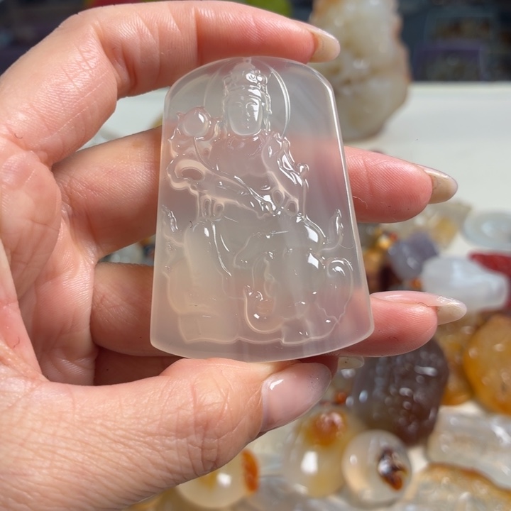 玛瑙/玉髓未镶嵌吊坠(不含链)