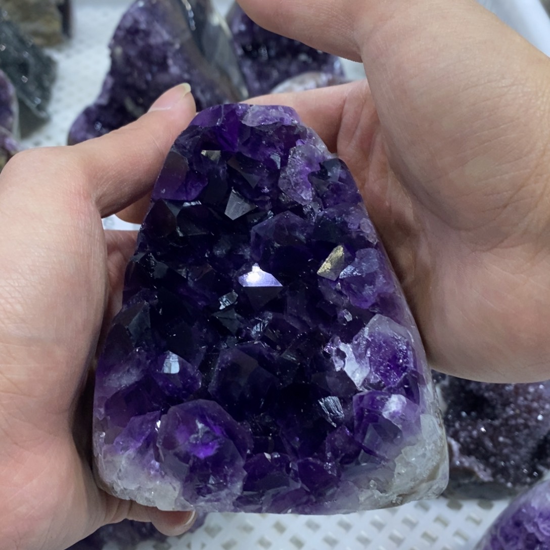 紫晶摆件摆件未镶嵌