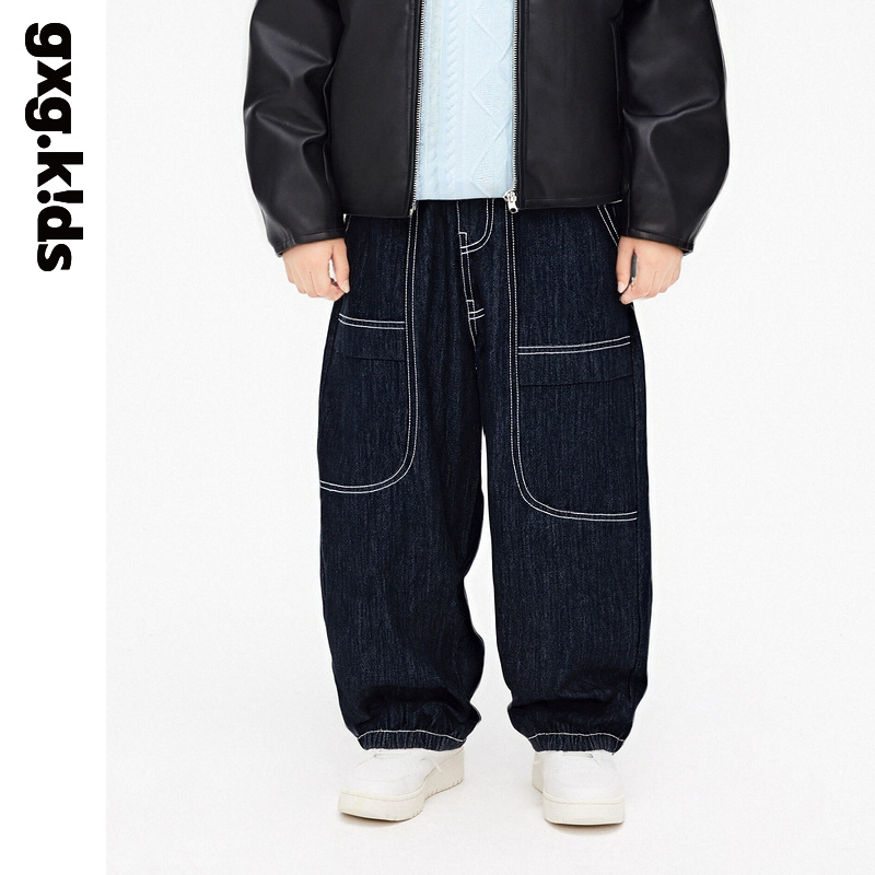 gxg kids童装百搭长裤春秋男女通用牛仔长裤KGD30535093