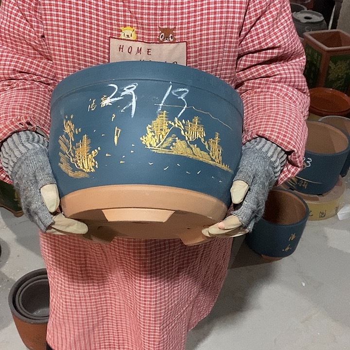 紫砂花盆紫砂花盆