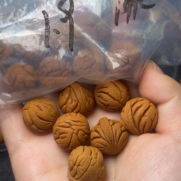 桃核吊坠秦岭山野生桃核