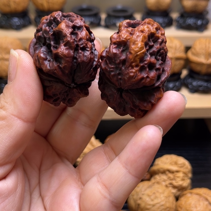 文玩核桃吊坠15w上古蛤蟆头44尺