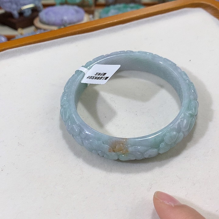 翡翠未镶嵌手镯翡翠手镯59