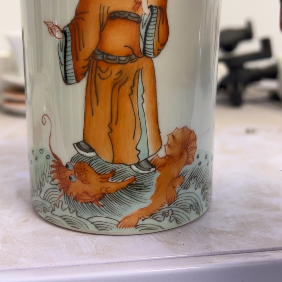 h***方瓷片瓷器摆件清货清